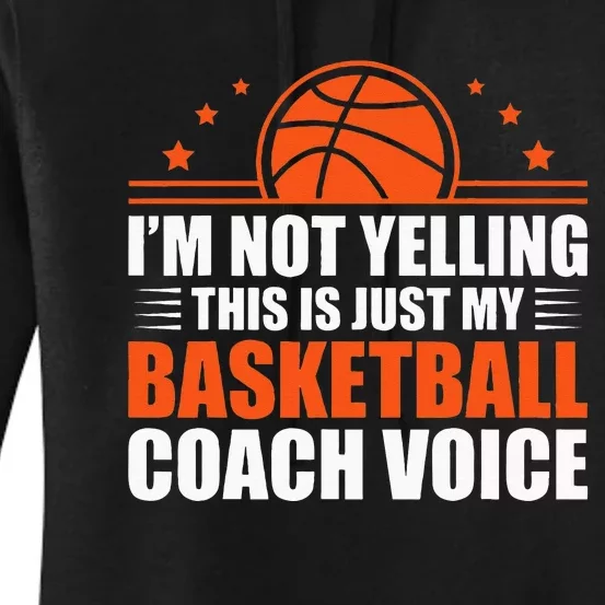 Cool Basketball Coach For Men Women Team Basketball Coaching Women's Pullover Hoodie