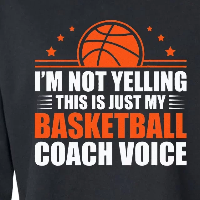 Cool Basketball Coach For Men Women Team Basketball Coaching Cropped Pullover Crew