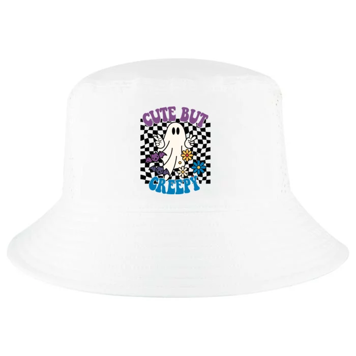 Cute But Creepy Funny Halloween Retro Cool Comfort Performance Bucket Hat