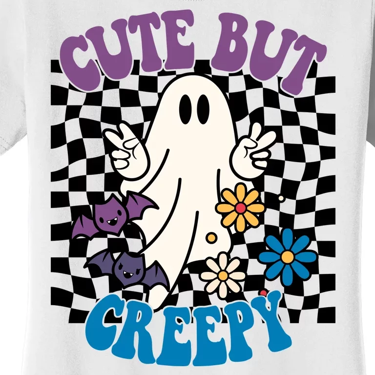 Cute But Creepy Funny Halloween Retro Women's T-Shirt