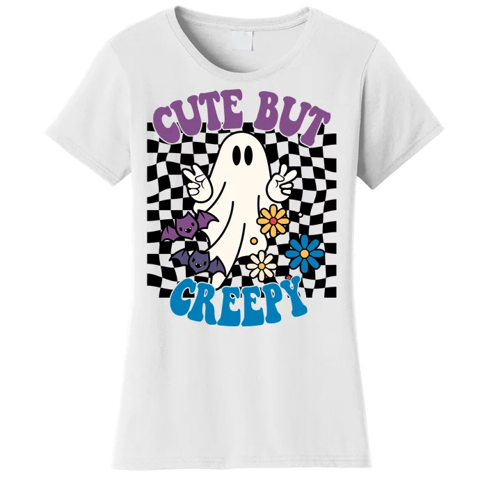 Cute But Creepy Funny Halloween Retro Women's T-Shirt