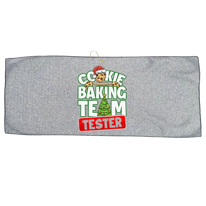 Cookie Baking Crew Christmas Cookie Baking Team Tester Large Microfiber Waffle Golf Towel