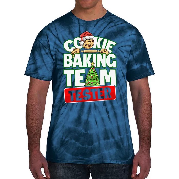 Cookie Baking Crew Christmas Cookie Baking Team Tester Tie-Dye T-Shirt