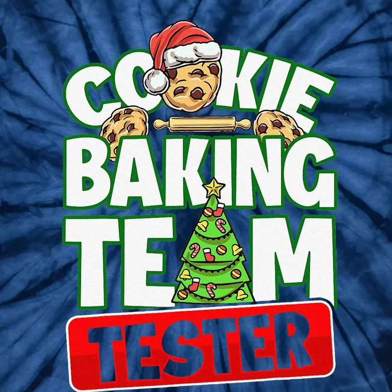 Cookie Baking Crew Christmas Cookie Baking Team Tester Tie-Dye T-Shirt