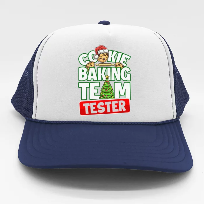 Cookie Baking Crew Christmas Cookie Baking Team Tester Trucker Hat