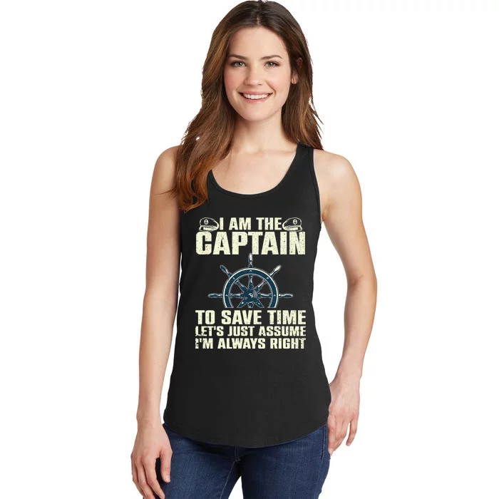 Cool Boat Captain For Men Women Boating Pontoon Boat Owner Ladies Essential Tank