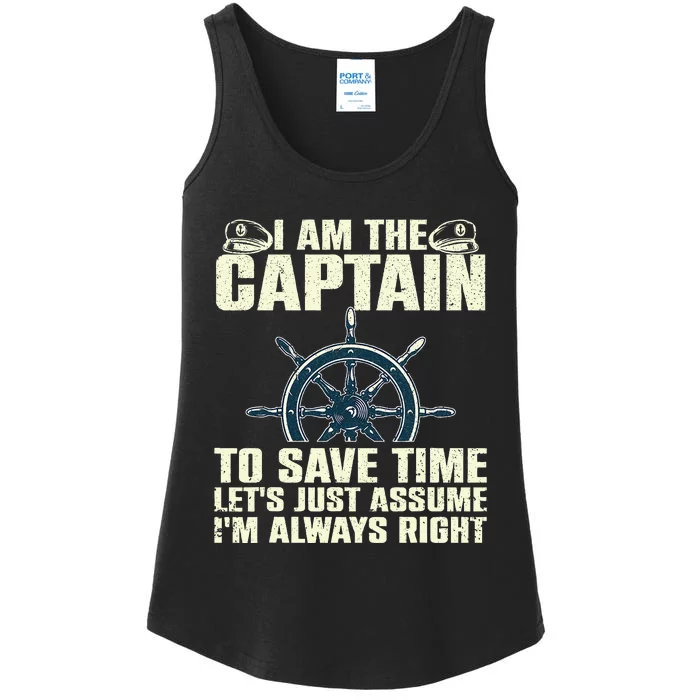 Cool Boat Captain For Men Women Boating Pontoon Boat Owner Ladies Essential Tank