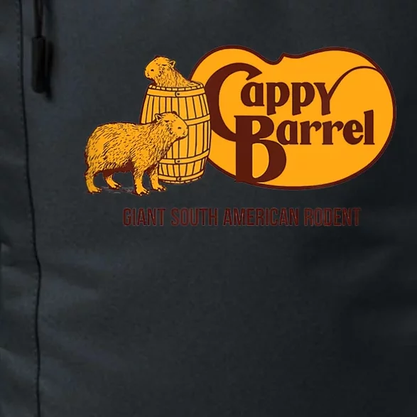 Cappy Barrel; Capybara Campaign Store Logo Daily Commute Backpack