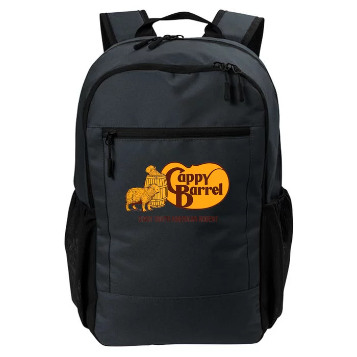 Cappy Barrel; Capybara Campaign Store Logo Daily Commute Backpack