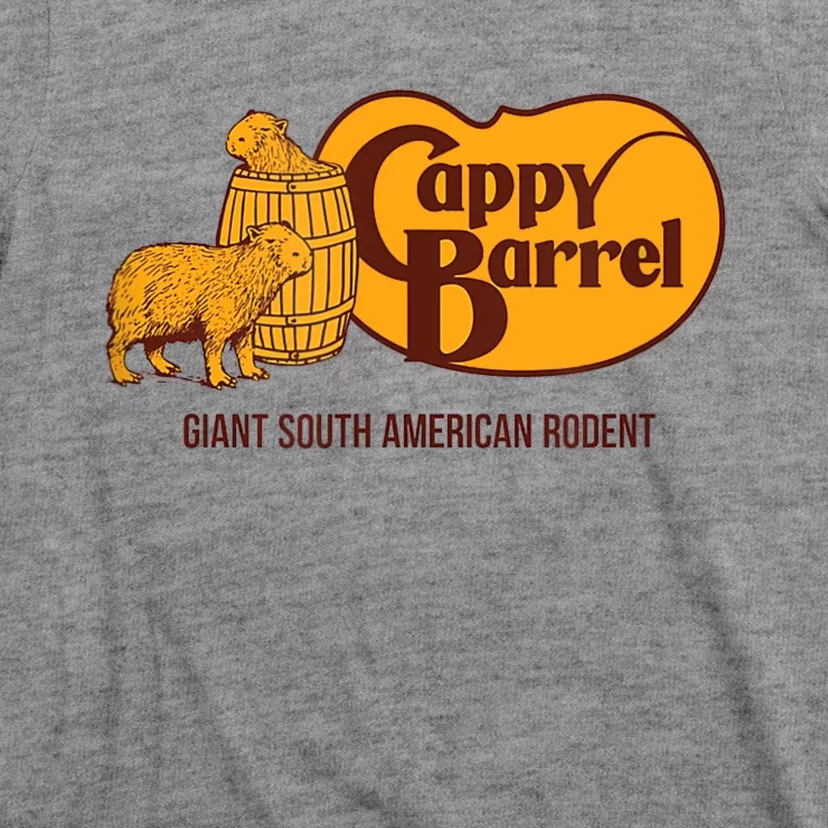 Cappy Barrel; Capybara Campaign Store Logo T-Shirt