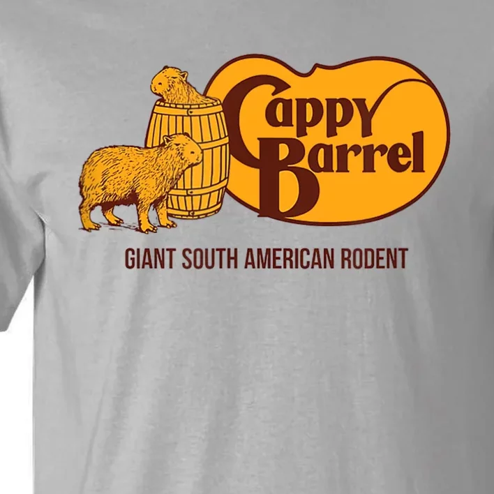 Cappy Barrel; Capybara Campaign Store Logo Tall T-Shirt