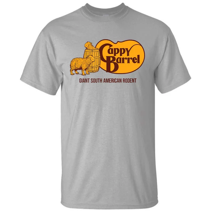 Cappy Barrel; Capybara Campaign Store Logo Tall T-Shirt