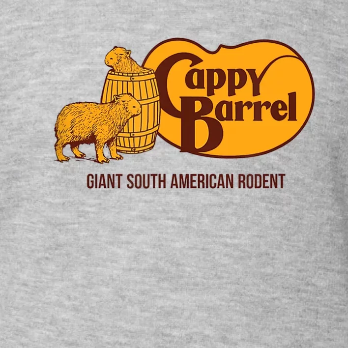 Cappy Barrel; Capybara Campaign Store Logo Toddler Sweatshirt