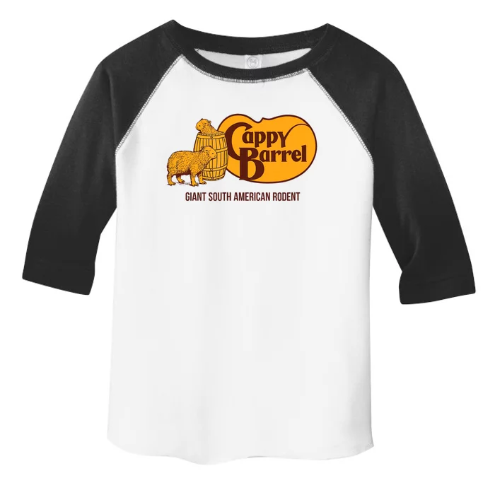 Cappy Barrel; Capybara Campaign Store Logo Toddler Fine Jersey T-Shirt