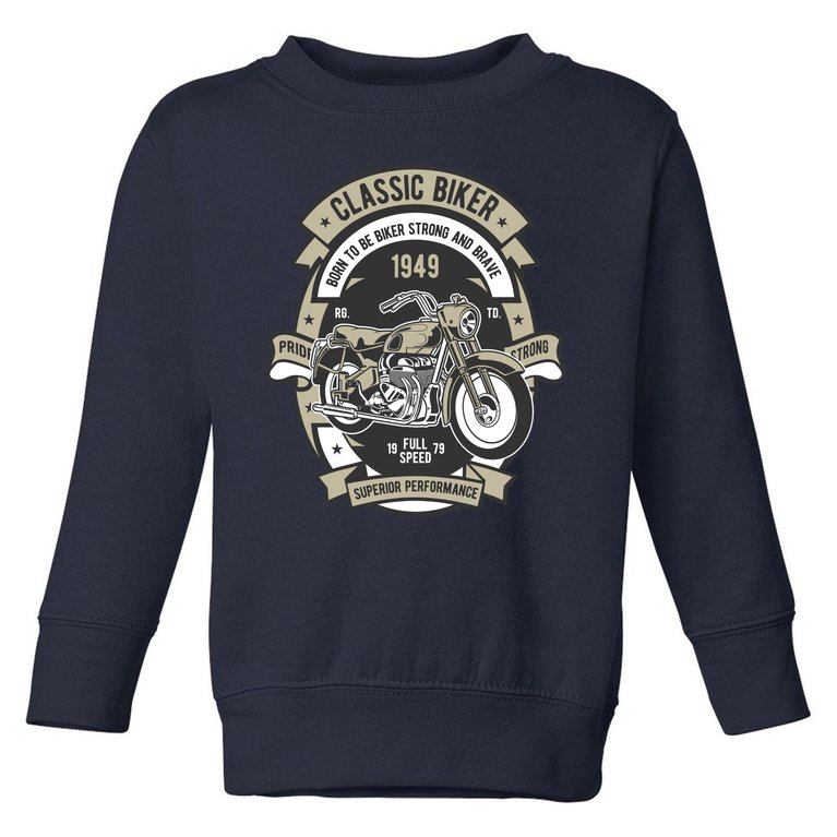 Classic Biker Toddler Sweatshirt