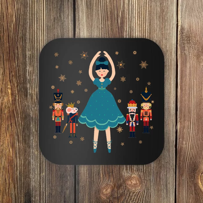 Christmas Ballet Clara Mouse King Princess Nutcracker Coaster