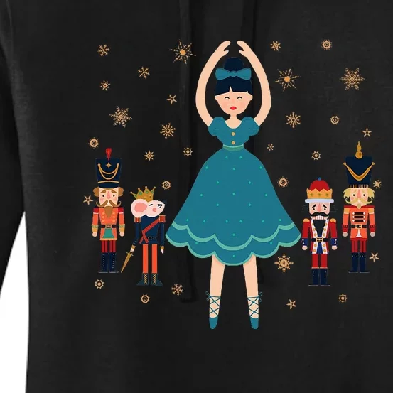 Christmas Ballet Clara Mouse King Princess Nutcracker Women's Pullover Hoodie