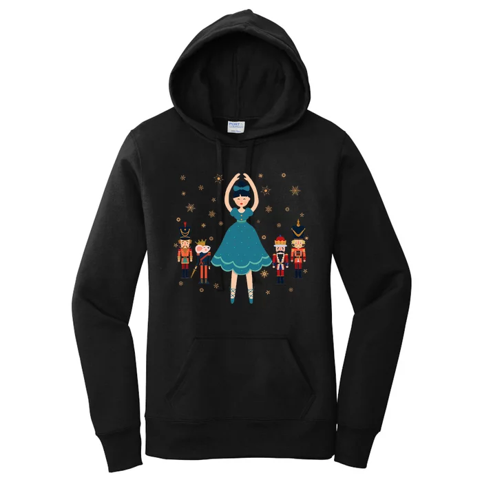 Christmas Ballet Clara Mouse King Princess Nutcracker Women's Pullover Hoodie