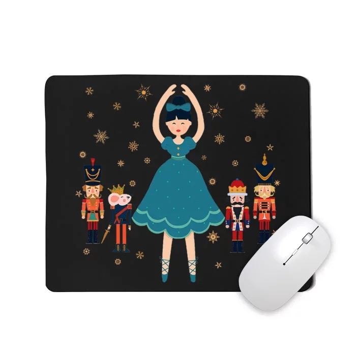 Christmas Ballet Clara Mouse King Princess Nutcracker Mousepad