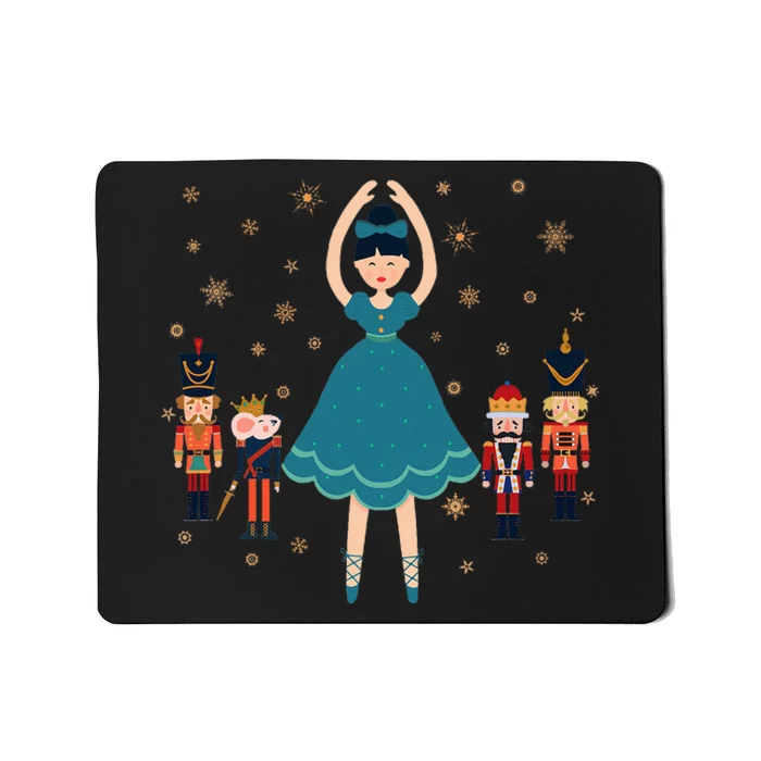 Christmas Ballet Clara Mouse King Princess Nutcracker Mousepad