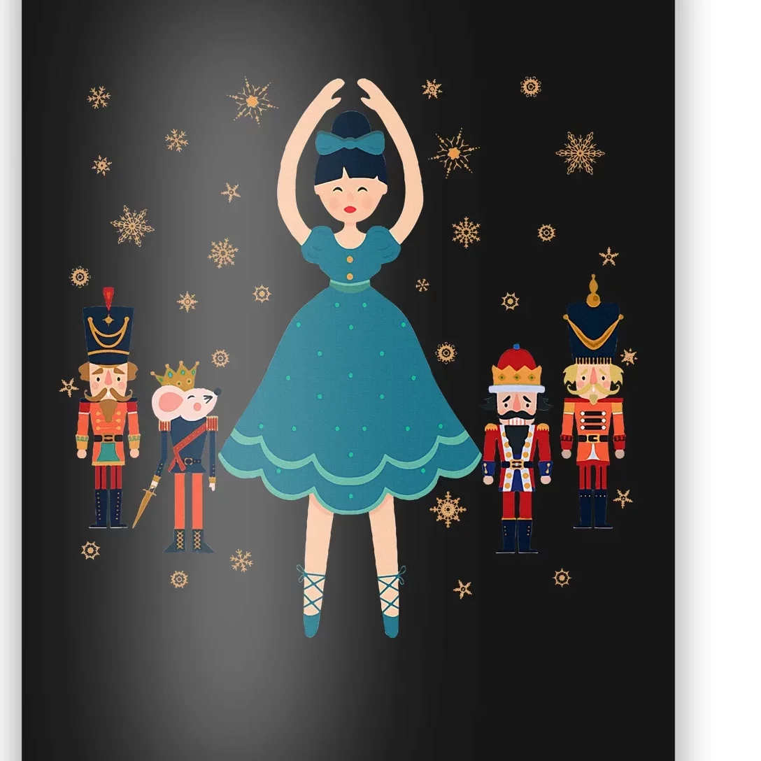 Christmas Ballet Clara Mouse King Princess Nutcracker Poster