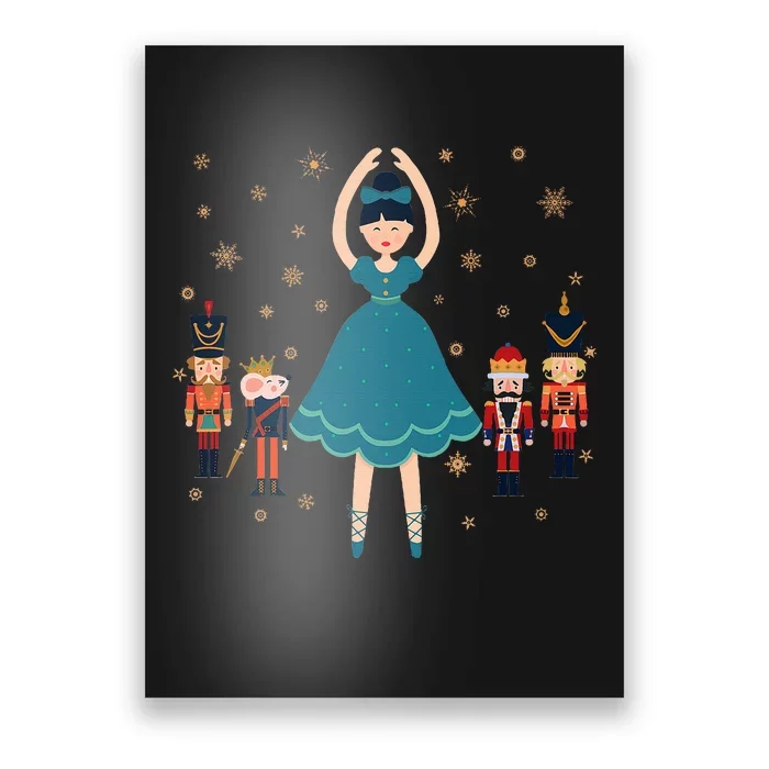 Christmas Ballet Clara Mouse King Princess Nutcracker Poster