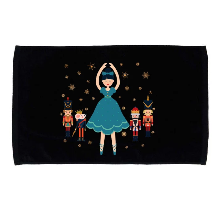 Christmas Ballet Clara Mouse King Princess Nutcracker Microfiber Hand Towel