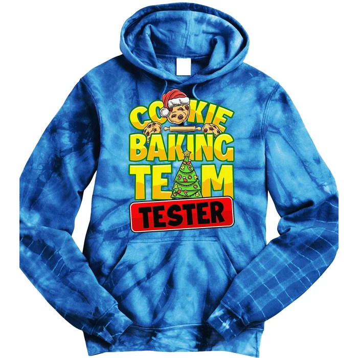 Cookie Baking Crew Christmas Cookie Baking Team Tester Gift Tie Dye Hoodie