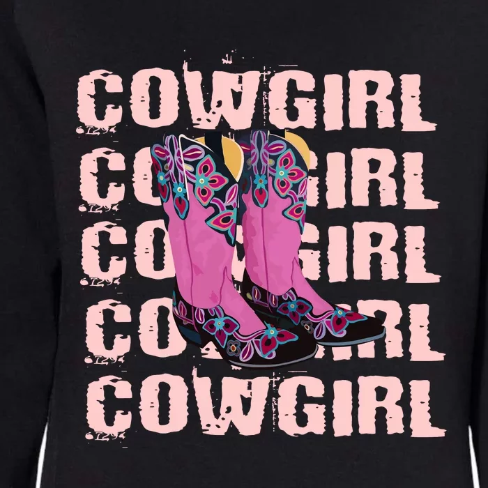 Cowgirl Boots Womens California Wash Sweatshirt