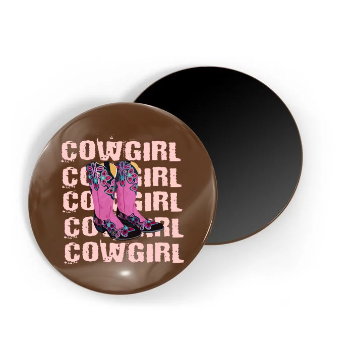 Cowgirl Boots Magnet