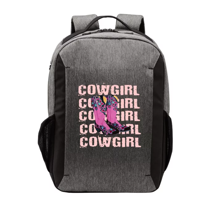 Cowgirl Boots Vector Backpack