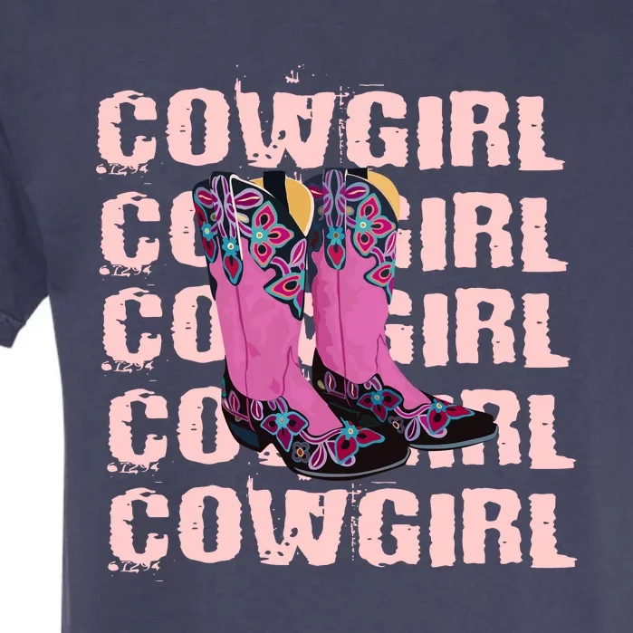 Cowgirl Boots Garment-Dyed Heavyweight T-Shirt