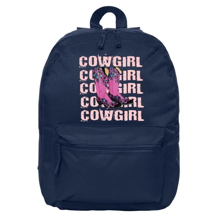 Cowgirl Boots 16 in Basic Backpack