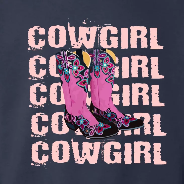 Cowgirl Boots Toddler Hoodie