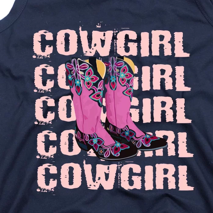 Cowgirl Boots Tank Top