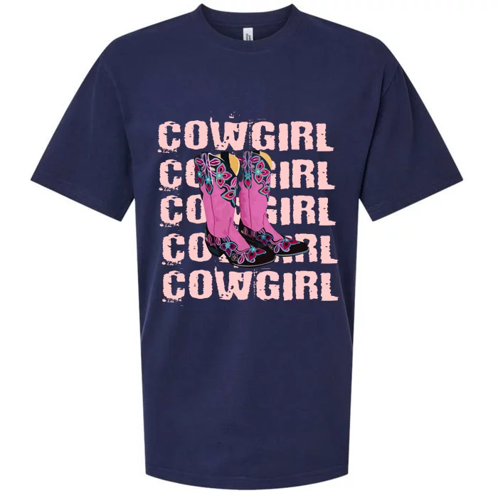 Cowgirl Boots Sueded Cloud Jersey T-Shirt