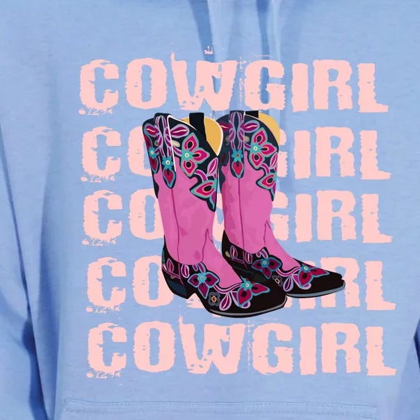 Cowgirl Boots Unisex Surf Hoodie