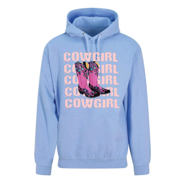 Cowgirl Boots Unisex Surf Hoodie