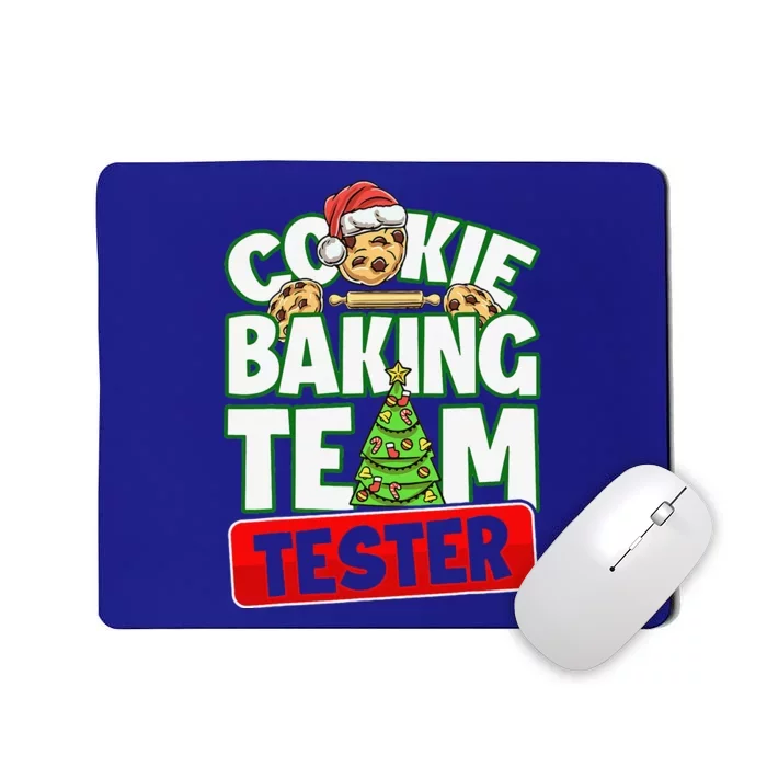 Cookie Baking Crew Christmas Cookie Baking Team Tester Mousepad