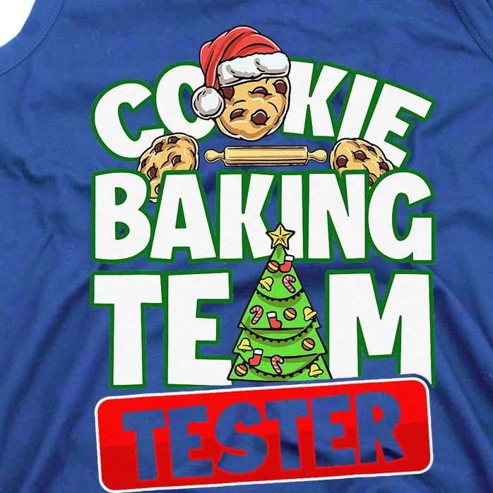 Cookie Baking Crew Christmas Cookie Baking Team Tester Tank Top