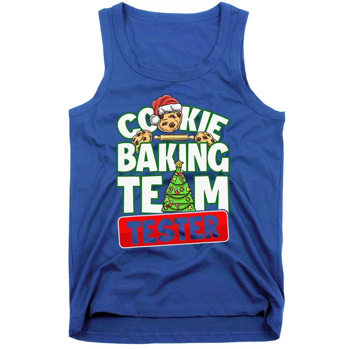 Cookie Baking Crew Christmas Cookie Baking Team Tester Tank Top