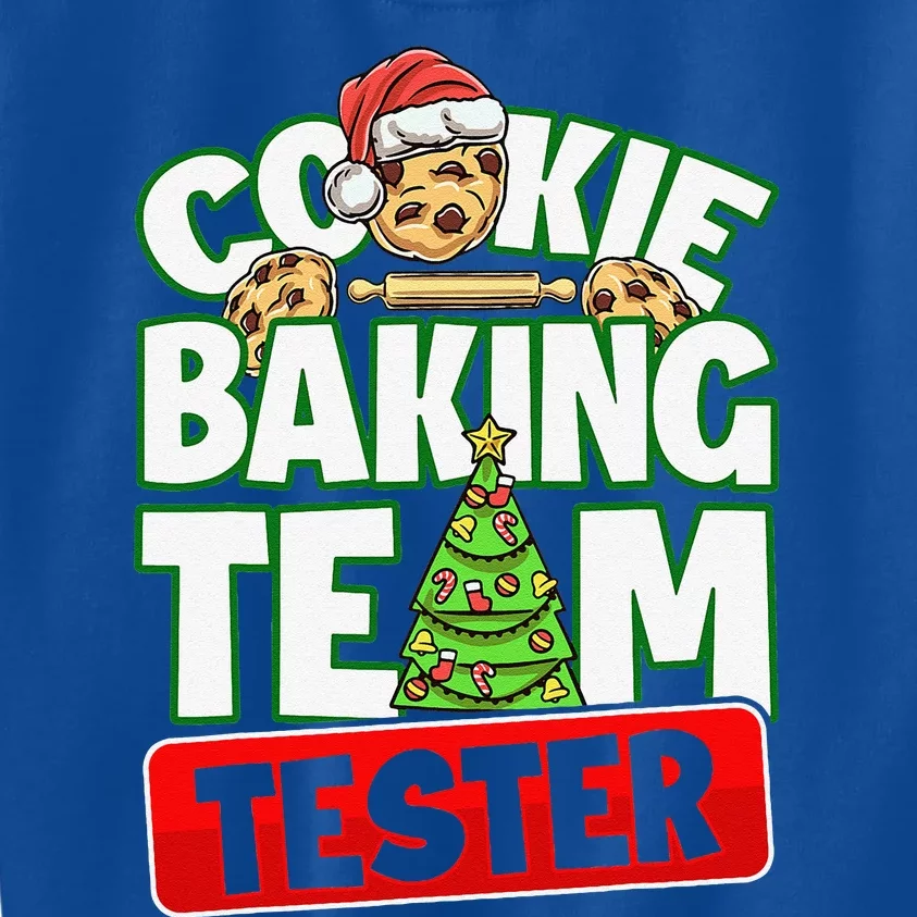 Cookie Baking Crew Christmas Cookie Baking Team Tester Kids Sweatshirt