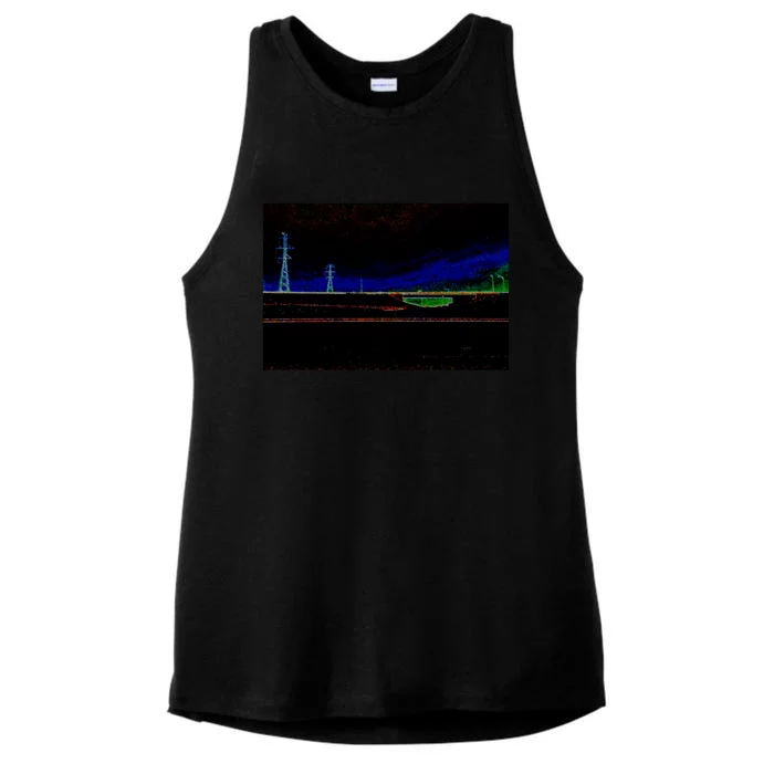 City Bridge Ladies Tri-Blend Wicking Tank