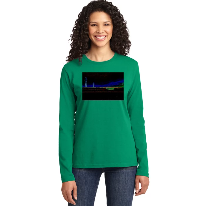 City Bridge Ladies Long Sleeve Shirt