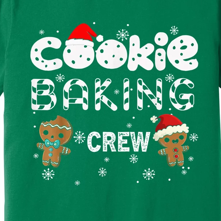 Cookie Baking Crew Gingerbread Christmas Costume Pajamas Premium T-Shirt