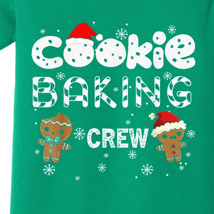 Cookie Baking Crew Gingerbread Christmas Costume Pajamas Baby Bodysuit