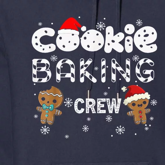 Cookie Baking Crew Gingerbread Christmas Costume Pajamas Premium Hoodie