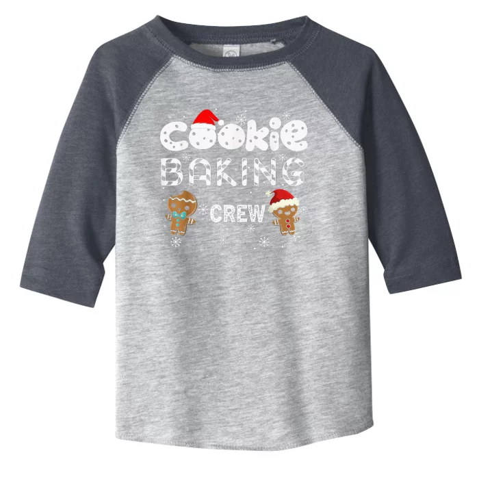 Cookie Baking Crew Gingerbread Christmas Costume Pajamas Toddler Fine Jersey T-Shirt