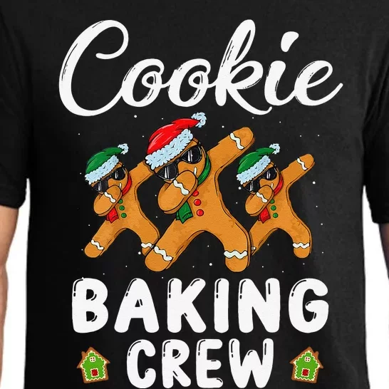 Cookie Baking Crew Christmas Family Funny Gingerbread Team Pajama Set