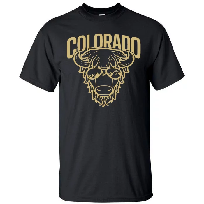 Cool Buffalo Colorado Boulder Game Day Tall T-Shirt